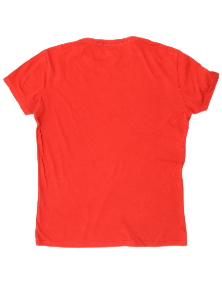 Męski T-shirt z grafiką Replay, średni czerwony