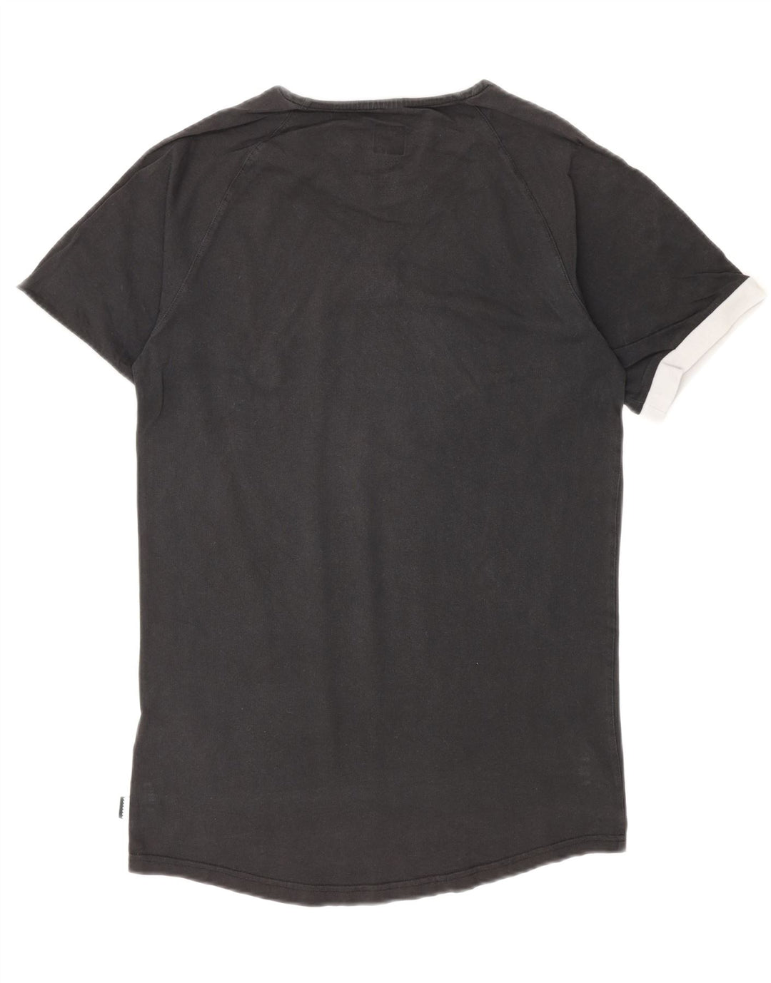 ADIDAS Mens Graphic T-Shirt Top Small Black Cotton
