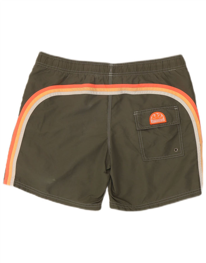 Męskie spodenki kąpielowe Sundek, mały nylon w kolorze khaki