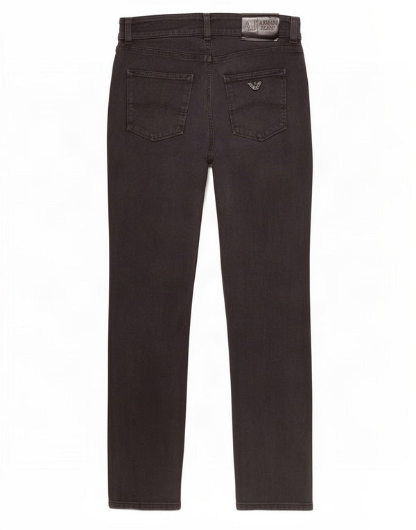 Damskie jeansy Armani Slim W27 L28 Szara bawełna