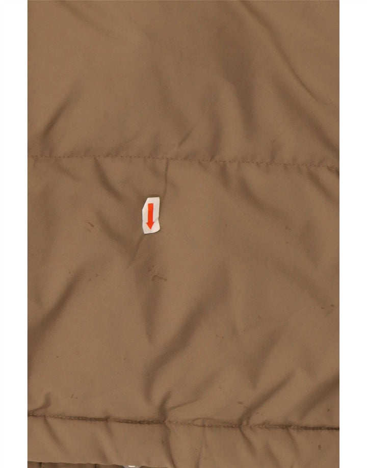 Męska ocieplana kurtka Ellesse UK 40, duża, beżowa, poliester