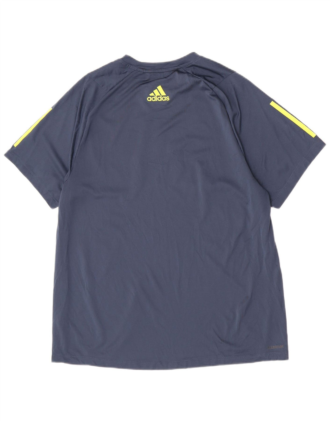 Męska koszulka Adidas Regular Graphic Top, duża, granatowa, z blokami kolorów