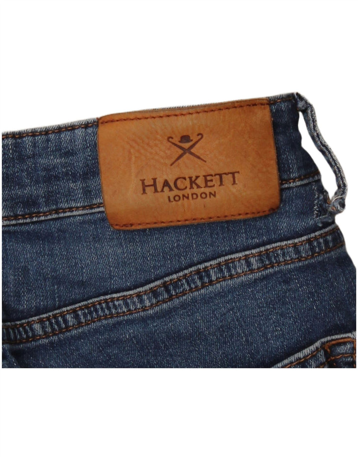 Damskie jeansy slim fit Hackett W26 L29 Niebieskie klasyczne