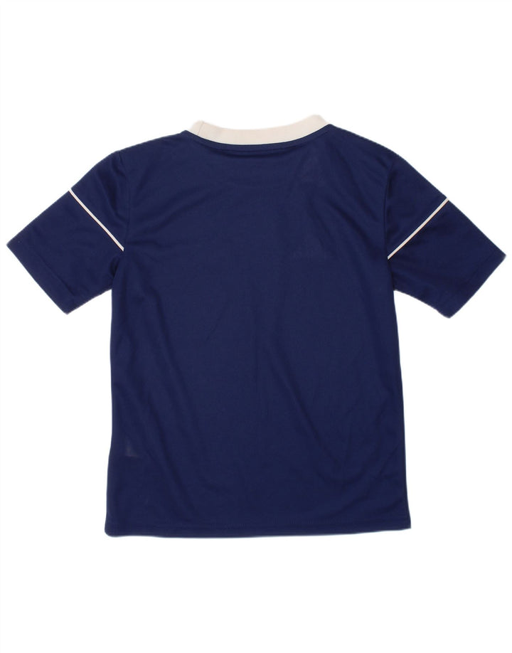 Chłopięcy t-shirt ADIDAS Aeroready 7-8 lat, granatowy, poliester