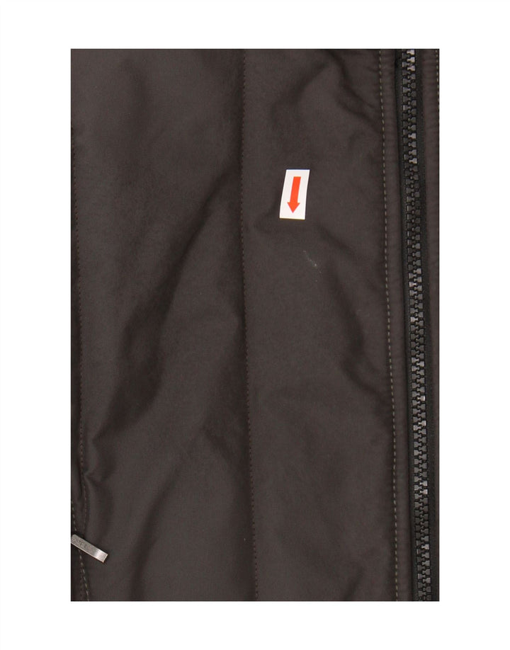 Damski płaszcz z kapturem i ociepleniem Refrigiwear IT 46, duży nylon w kolorze khaki