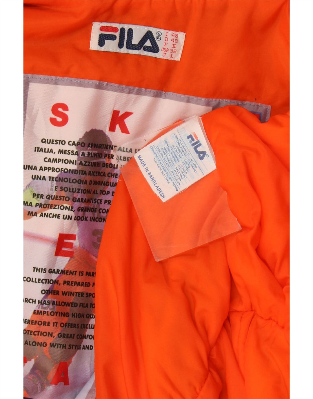 Męski kombinezon narciarski Fila IT 48 w kolorze średniego turkusu