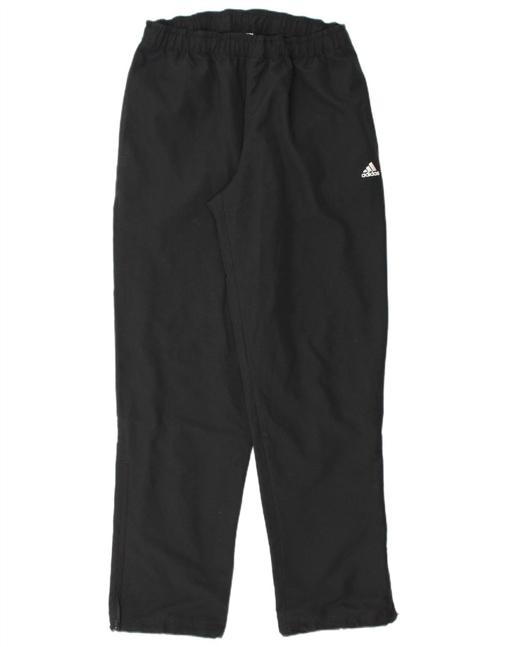 Męskie spodnie dresowe ADIDAS Climalite, średni czarny poliester