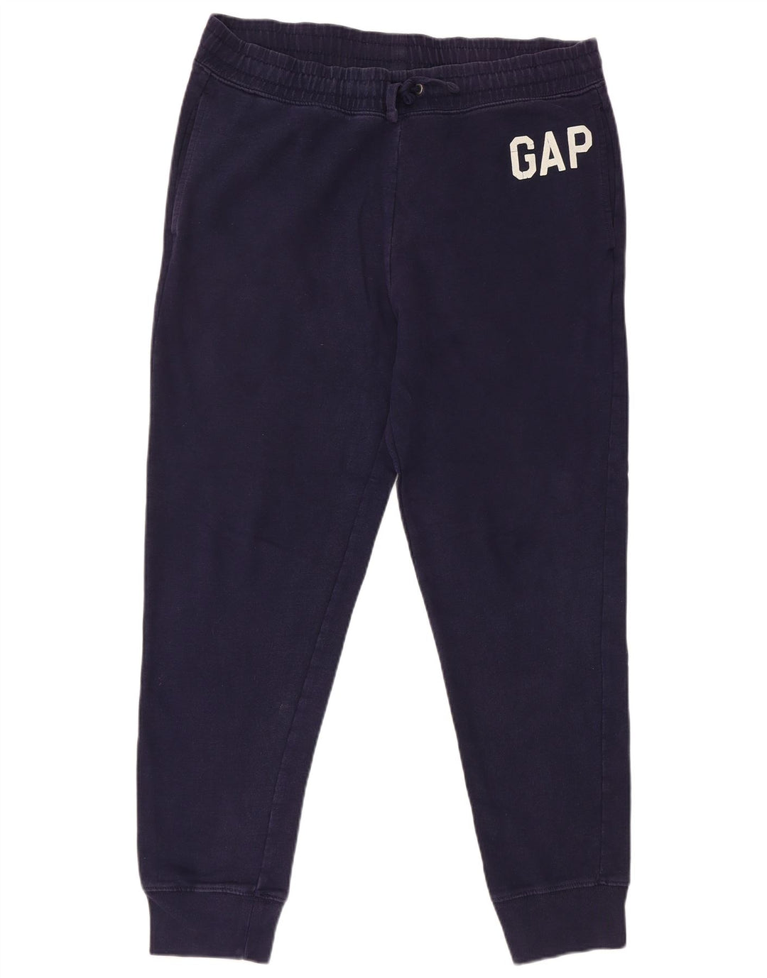 Męskie spodnie dresowe Gap Joggers, średnie granatowe, bawełniane