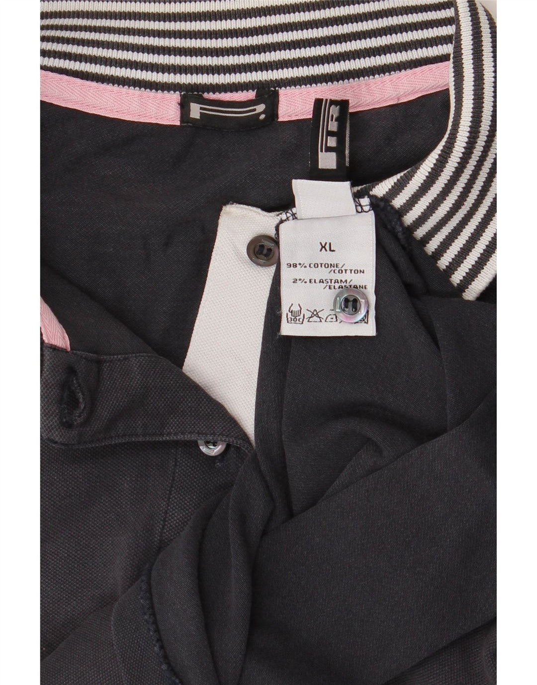 Damska koszulka polo Pirelli UK 18 XL, granatowa, bawełniana