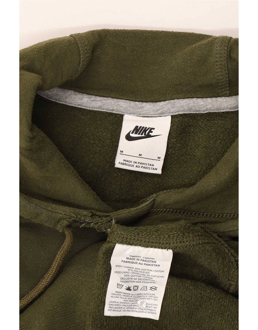 Męska bluza z kapturem Nike, średnia, bawełniana khaki