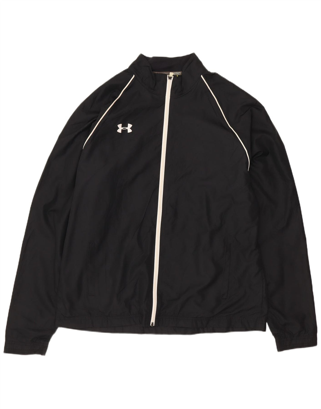 Męska kurtka dresowa UNDER ARMOUR, duża, czarna, z poliestru