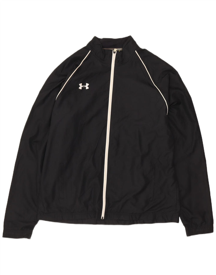 Męska kurtka dresowa UNDER ARMOUR, duża, czarna, z poliestru