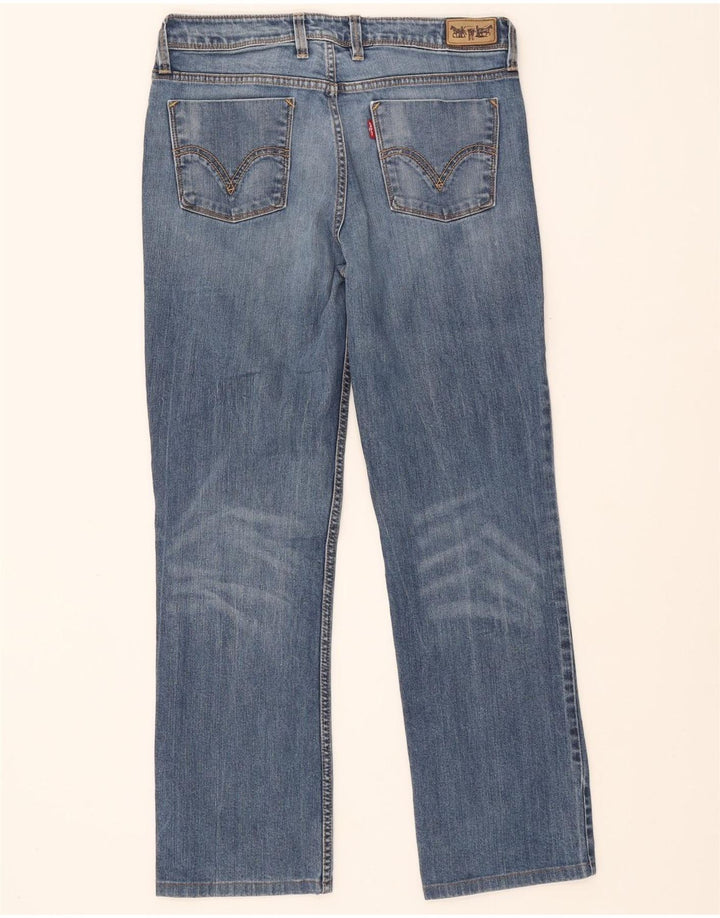 LEVI'S Womens 627 Straight Jeans W30 L28 Blue Cotton Vintage Levi's and Second-Hand Levi's from Messina Hembry 