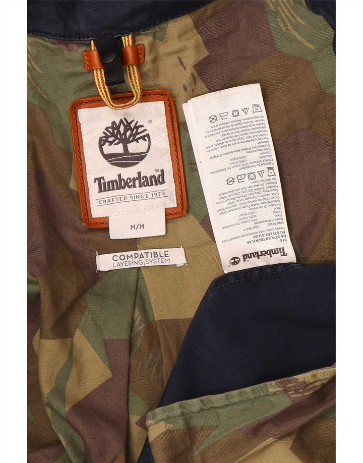 Męska kurtka wojskowa Timberland UK 38 Średni granatowy, bawełniany