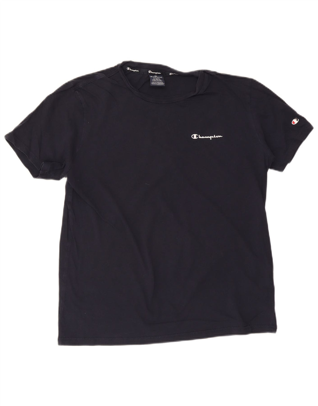 Koszulka męska CHAMPION, duża, bawełniana, granatowa