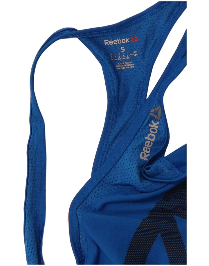 Damska kamizelka graficzna REEBOK Top UK 8/10 Small Blue Sports