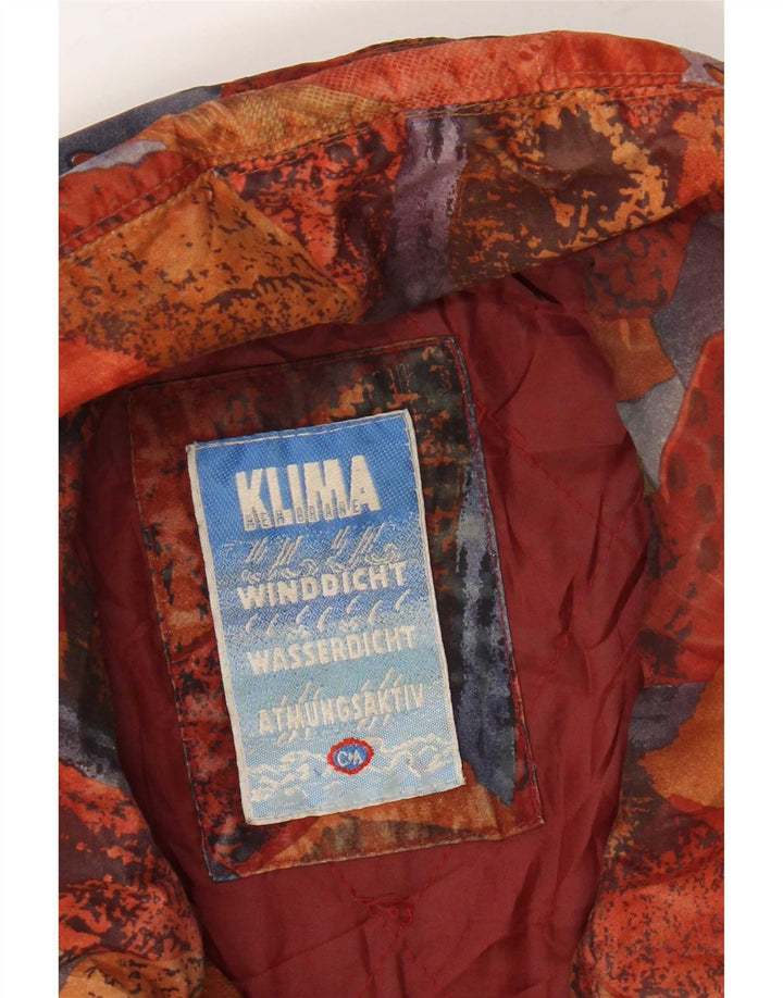 Damski płaszcz wiatrówka C&A w abstrakcyjny wzór UK 14, duży, wielokolorowy