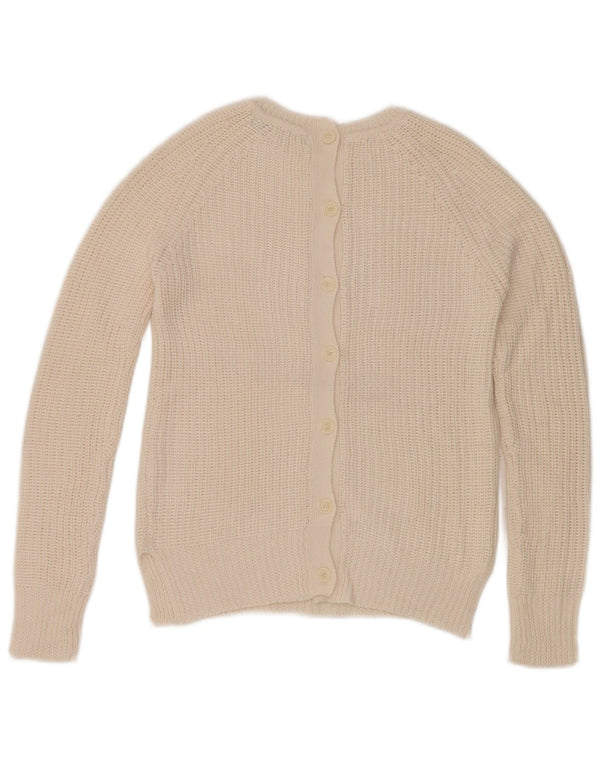 Sweter damski Zara Cardigan UK 14, duży, w kolorze złamanej bieli