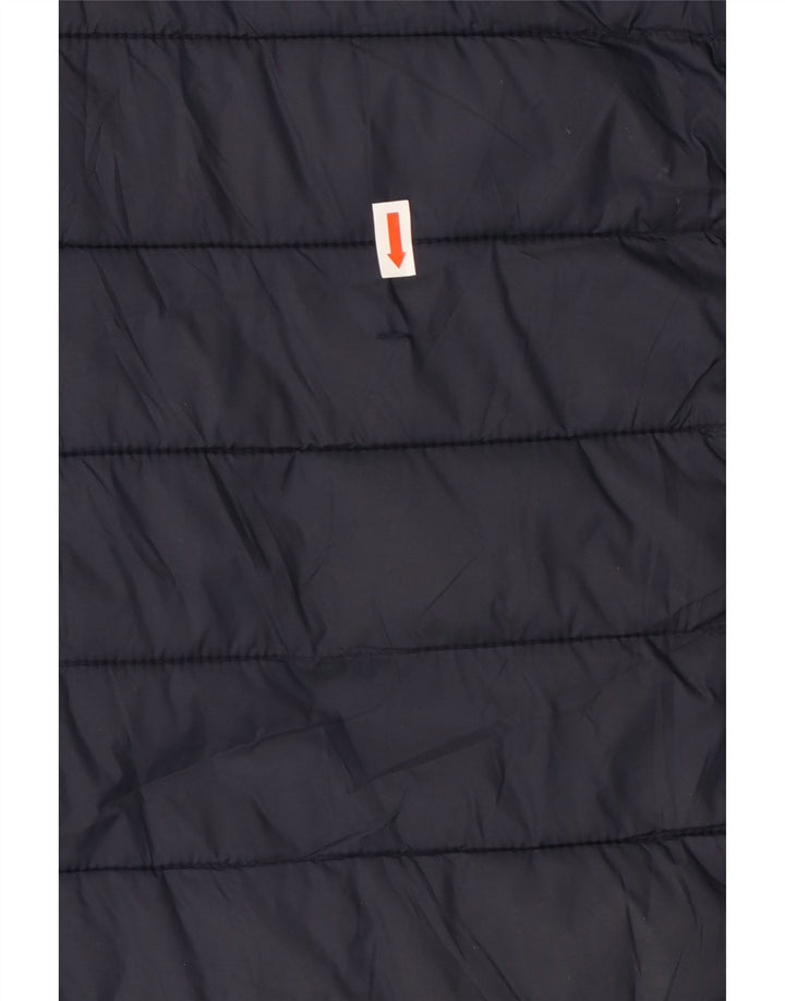 CREW CLOTHING Męska ocieplana kurtka UK 38 Średni granatowy nylon