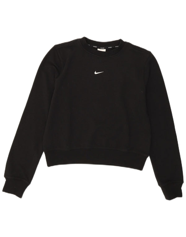 Damska bluza dresowa NIKE UK 6 XS, czarna, poliester