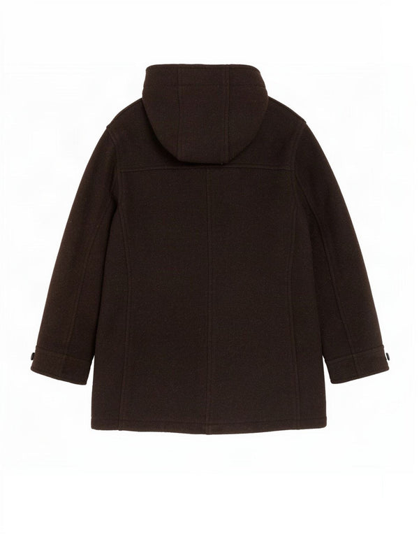 Butler & Webb Męski budrysówka z kapturem UK 42 XL Brązowa wełna