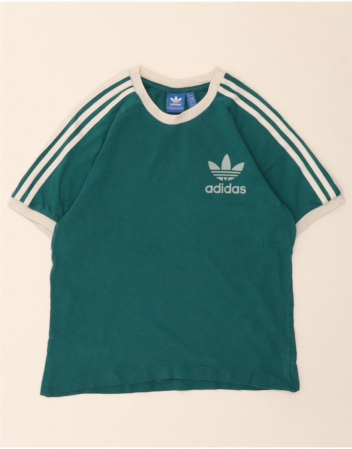 Damska koszulka z grafiką ADIDAS Top UK 10 Small Green