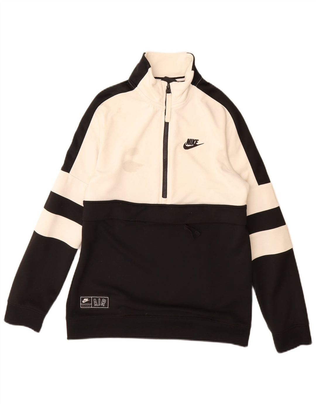 Bluza chłopięca Nike Air, 12-13 lat, duża, biała, z blokami kolorów