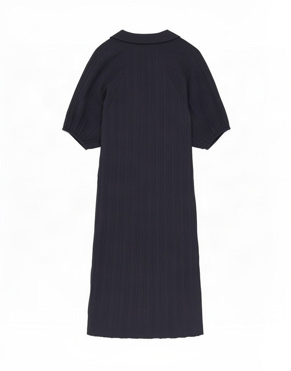 Damska sukienka polo Batwing UK 10 Small, granatowa wiskoza, damska Zara