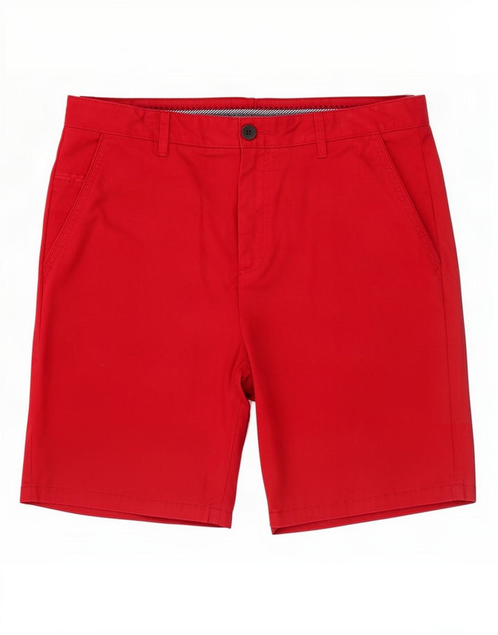 Męskie spodenki Chino Crew Clothing W36, duże, czerwone, bawełniane