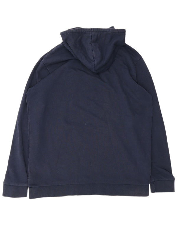 Męska bluza z kapturem Adidas Graphic XL granatowa, bawełniana