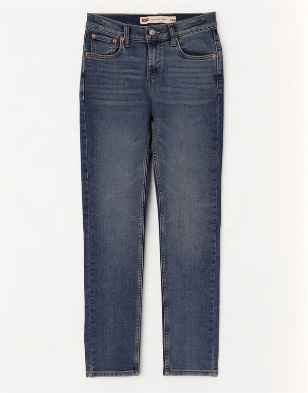Levi's Chłopięce 512 Zwężane Dżinsy 13-14 Lat W28 L30 Niebieskie Bawełniane