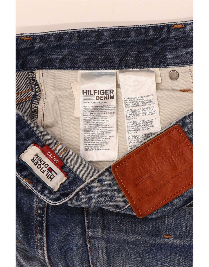 Męskie jeansy slim fit Tommy Hilfiger W30 L32 Niebieskie bawełniane