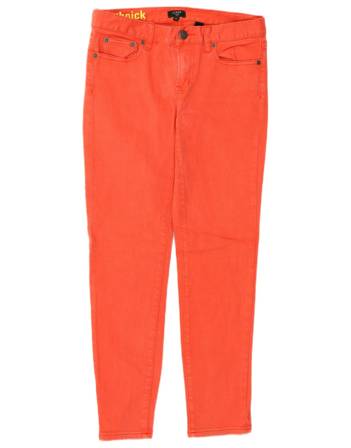 Damskie jeansy J. Crew ze stretchem W27 L27 pomarańczowe