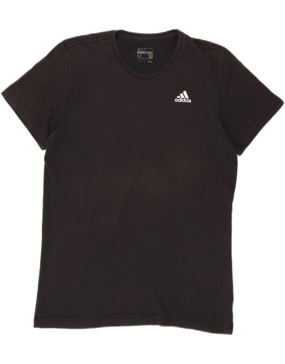 Męska koszulka Adidas Climalite Top, średnia, czarna bawełna
