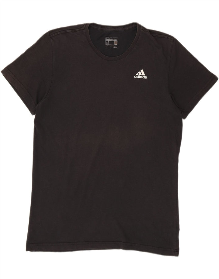 Męska koszulka Adidas Climalite Top, średnia, czarna bawełna