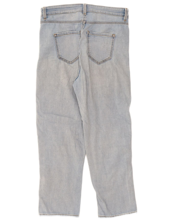Marks & Spencer Damskie Dżinsy Carrie Cropped UK 10 Small W28 L22 Niebieskie