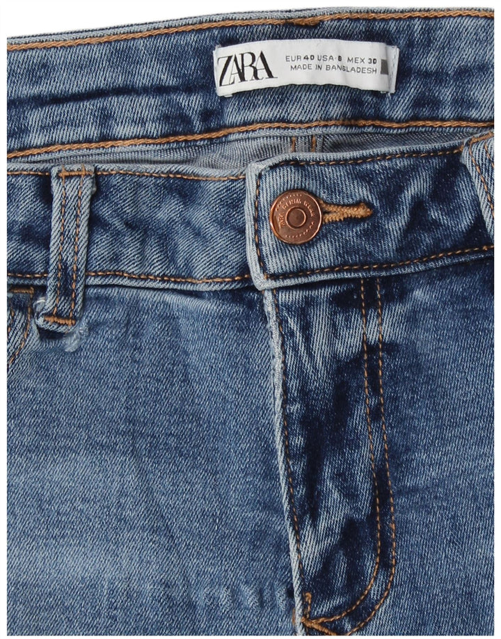 Damskie jeansy skinny Zara EU 40 Medium W30 L27 Niebieskie