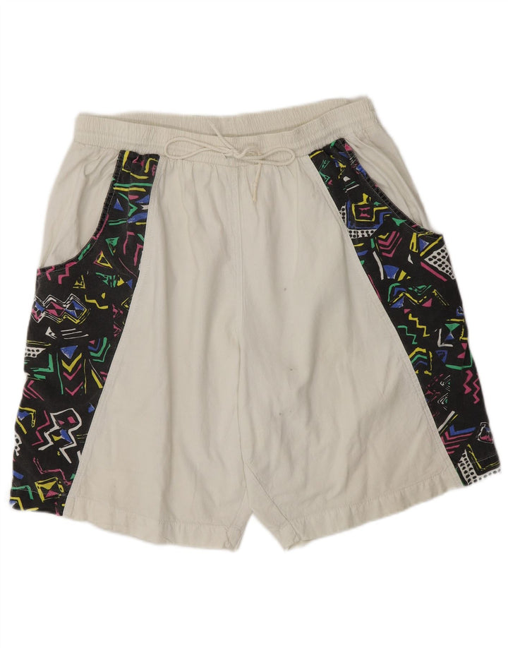 Męskie spodenki sportowe Vintage XL w kolorze białym