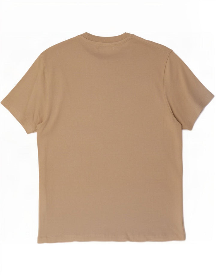 T-shirt męski Zara Top, mały, beżowy
