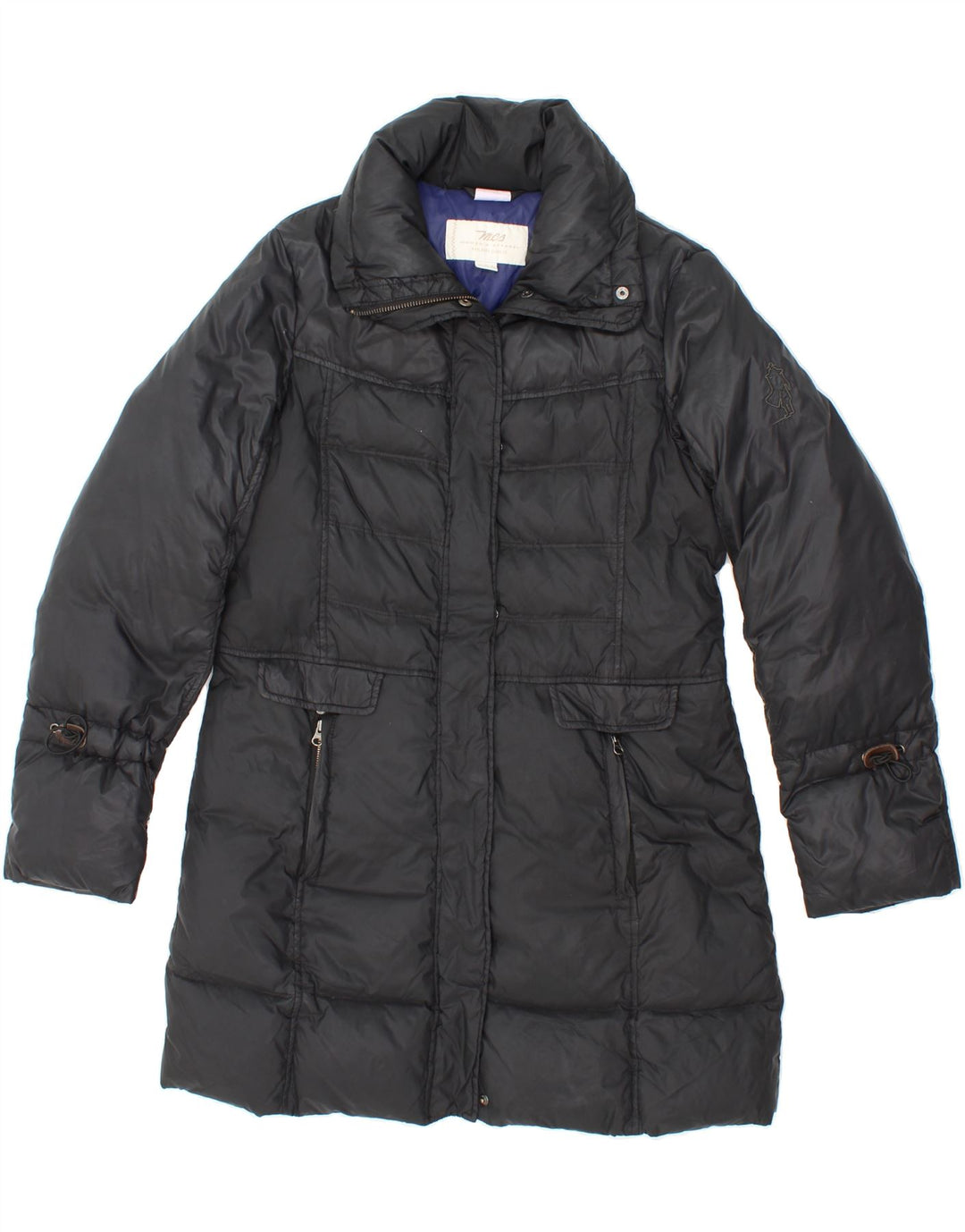 MARLBORO CLASSICS Womens Padded Coat EU 38 Medium Black Nylon Vintage Marlboro Classics and Second-Hand Marlboro Classics from Messina Hembry 