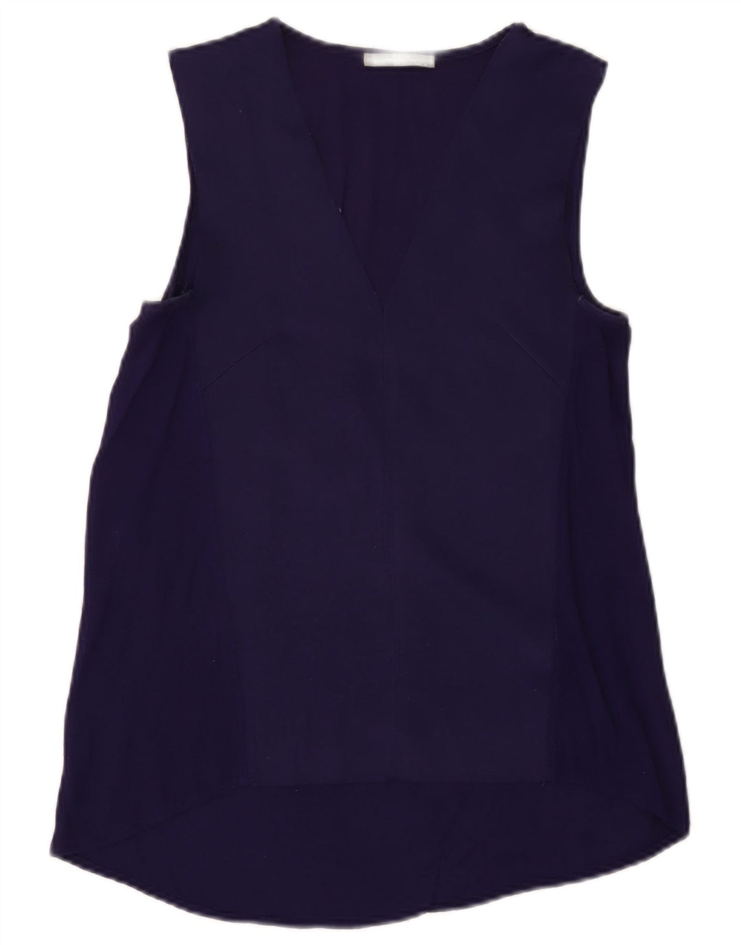Bluzka damska Zara Top UK 10, mała, granatowa, poliester