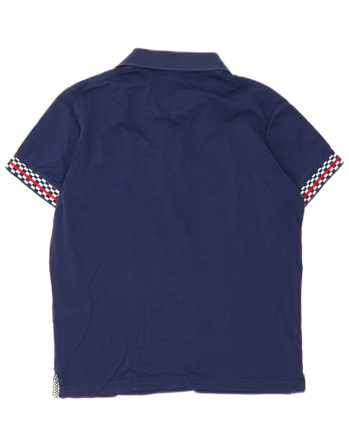 Męska koszulka polo Harmont & Blaine, mała, granatowa, bawełniana
