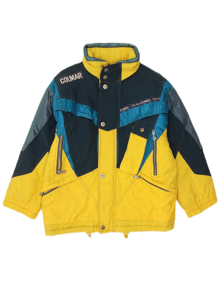 Męska kurtka narciarska Colmar IT 36 Small Yellow Colorblock Poliamid