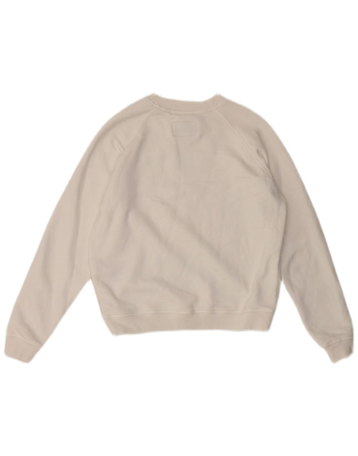 Damski sweter oversize Jack Wills UK 8, mały, biały, bawełniany