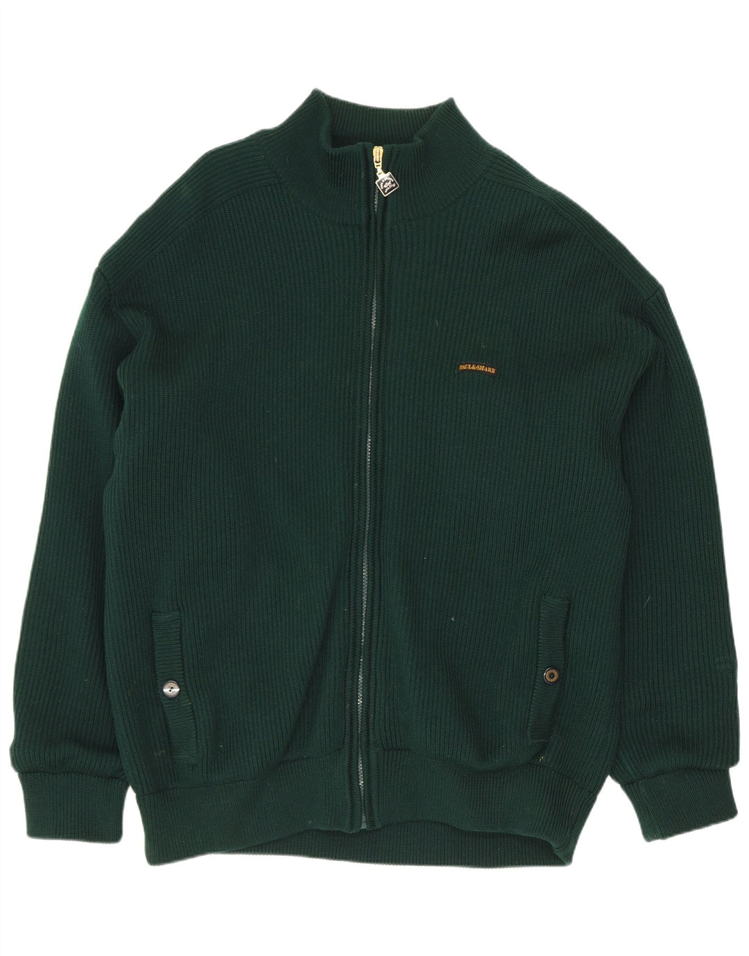 Męski sweter rozpinany Paul & Shark XL, zielony, nowoczesny