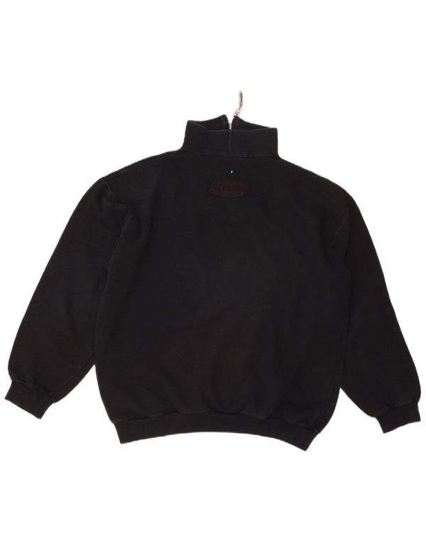 Męska bluza z kapturem i zamkiem błyskawicznym SEVEN 7, duża, granatowa, bawełniana