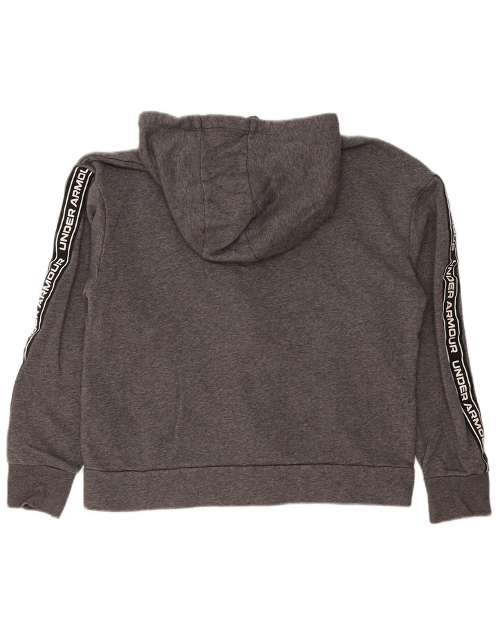 Damska bluza z kapturem i zamkiem Under Armour UK 14 w kolorze średnioszarym