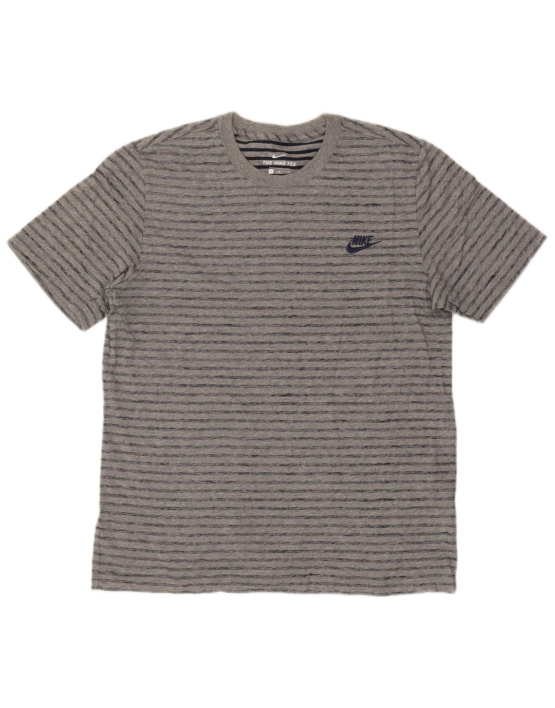 T-shirt męski Nike, bawełniany, w średnie szare paski