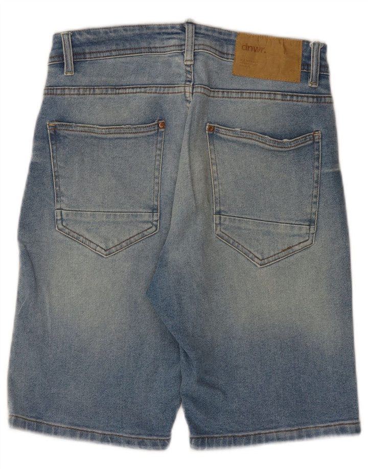Męskie spodenki jeansowe Zara EU 38 Small W30, niebieska bawełna