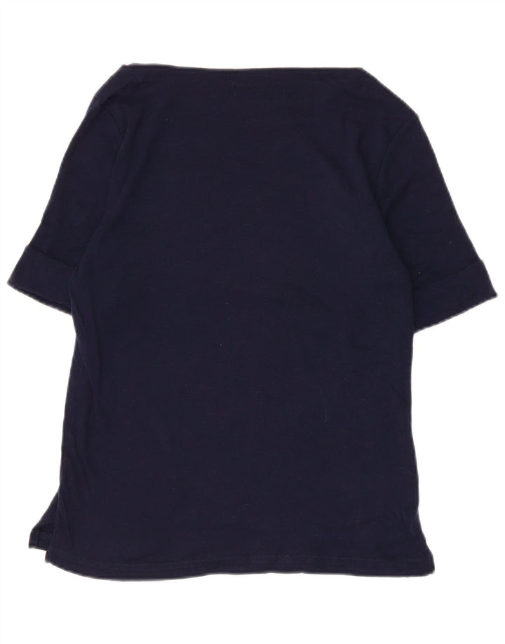 Bluzka damska Ralph Lauren Top UK 10 Small Granatowa